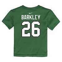 Toddler Nike Saquon Barkley Kelly Green Philadelphia Eagles Player Name & Number T-Shirt