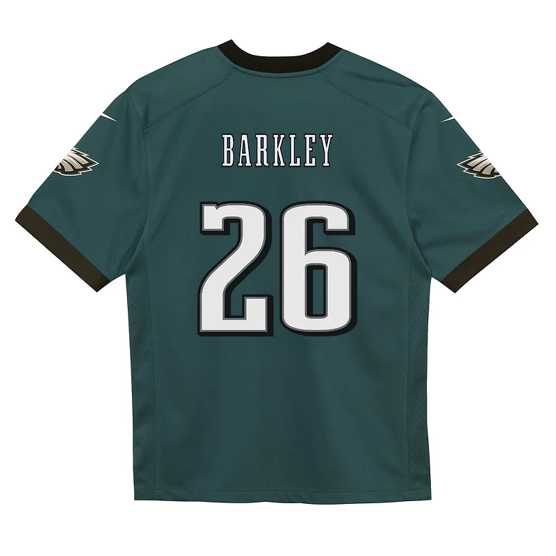 Maillot de match Nike Saquon Barkley vert nuit pour enfant, Philadelphia Eagles, bébé.