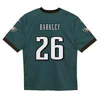 Maillot de match Nike Saquon Barkley vert nuit pour enfant, Philadelphia Eagles, bébé.