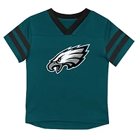 Ensemble t-shirt et pantalon à col en V vert/noir pour tout-petits des Eagles de Philadelphie Red Zone