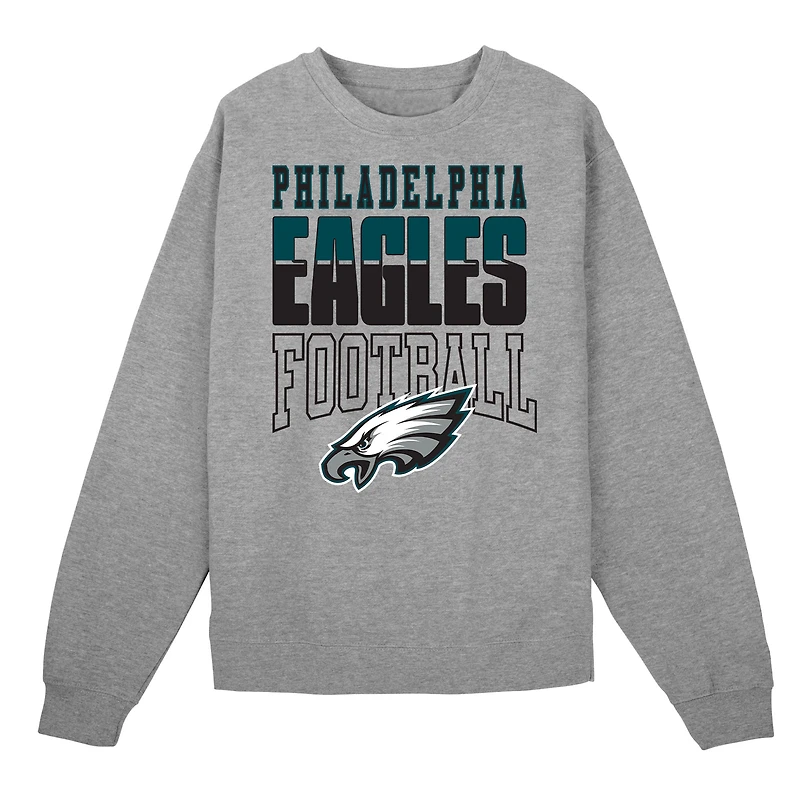 Toddler Outerstuff  Heather Gray Philadelphia Eagles Crewneck Sweatshirt & Pants Set