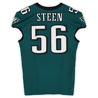 Tyler Steen Philadelphia Eagles Game-Used #56 Midnight Green Jersey vs. Tampa Bay Buccaneers on September 28, 2025