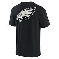Unisex Fanatics Black Philadelphia Eagles Elements Super Soft Short Sleeve T-Shirt