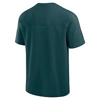 T-shirt unisexe Fanatics Midnight Green Philadelphia Eagles Elements Flex Tri-Blend