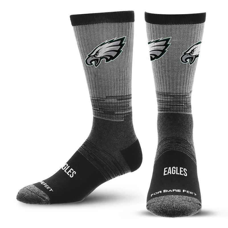 Chaussettes unisexes pour pieds nus, couleur ton sur ton, équipe des Philadelphia Eagles