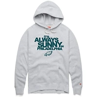 Sweat à capuche unisexe Hommage Ash Philadelphia Eagles x It's Always Sunny Tri-Blend