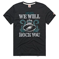 Unisex Homage Charcoal Philadelphia Eagles 2026 NFL Schedule Queen Tri-Blend T-Shirt