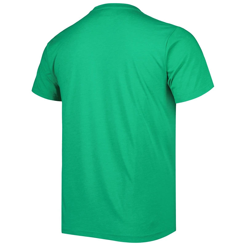 T-shirt unisexe hommage Randall Cunningham & Reggie White Heather Kelly Green Philadelphia Eagles NFL Jam Retired Tri-Blend