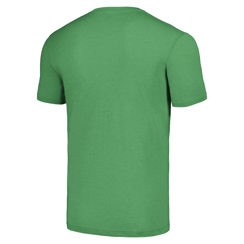 T-shirt unisexe hommage à Saquon Barkley, vert Kelly, Philadelphia Eagles, caricature du joueur, mélange de trois matières