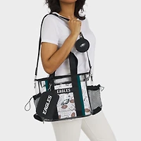 WEAR by Erin Andrews Philadelphia Eagles Clear Stadium Baby Bag