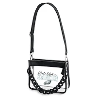 Mini sac bandoulière en plastique à chaîne WEAR by Erin Andrews des Philadelphia Eagles