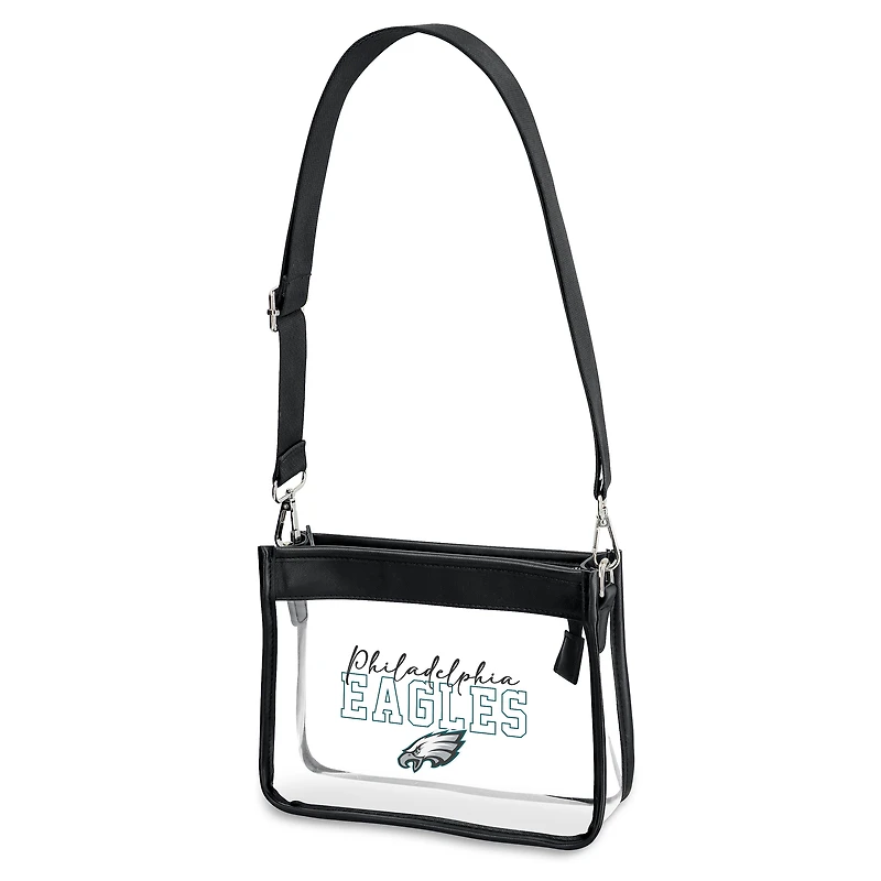 Mini sac bandoulière en plastique à chaîne WEAR by Erin Andrews des Philadelphia Eagles