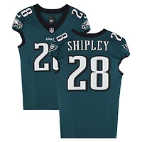 Will Shipley Philadelphia Eagles Game-Used #28 Midnight Green Nike Jersey vs. Cincinnati Bengals on October 27, 2024