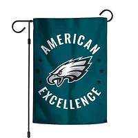 Drapeau de jardin double face WinCraft Philadelphia Eagles 12" x 18" America 250