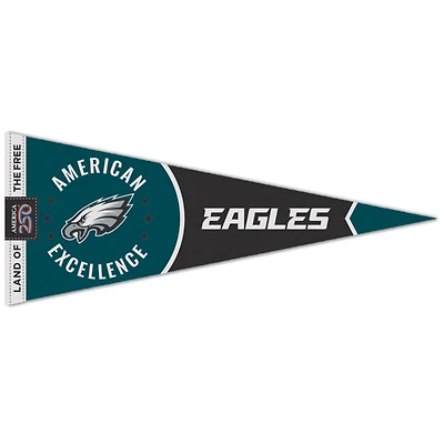 Fanion premium WinCraft Philadelphia Eagles 12" x 30" America 250