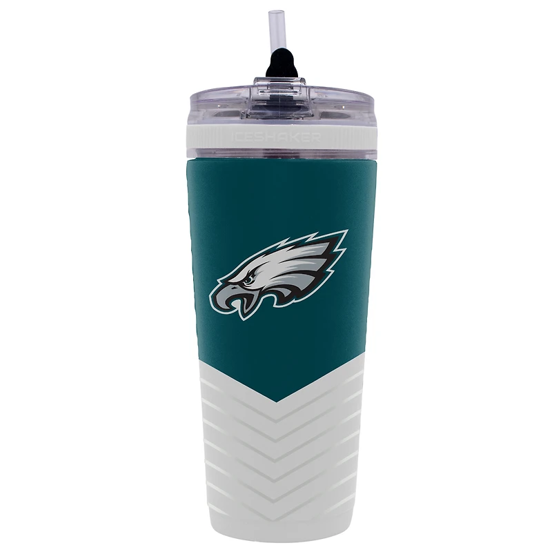 Bouteille shaker WinCraft Philadelphia Eagles 4D Flex Ice de 770 ml