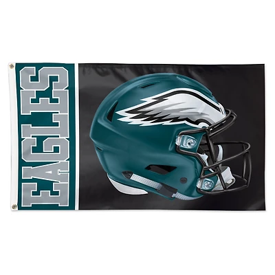 WinCraft Philadelphie Eagles 3' x 5' Casque Deluxe Drapeau simple face