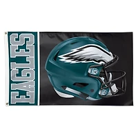 WinCraft Philadelphie Eagles 3' x 5' Casque Deluxe Drapeau simple face