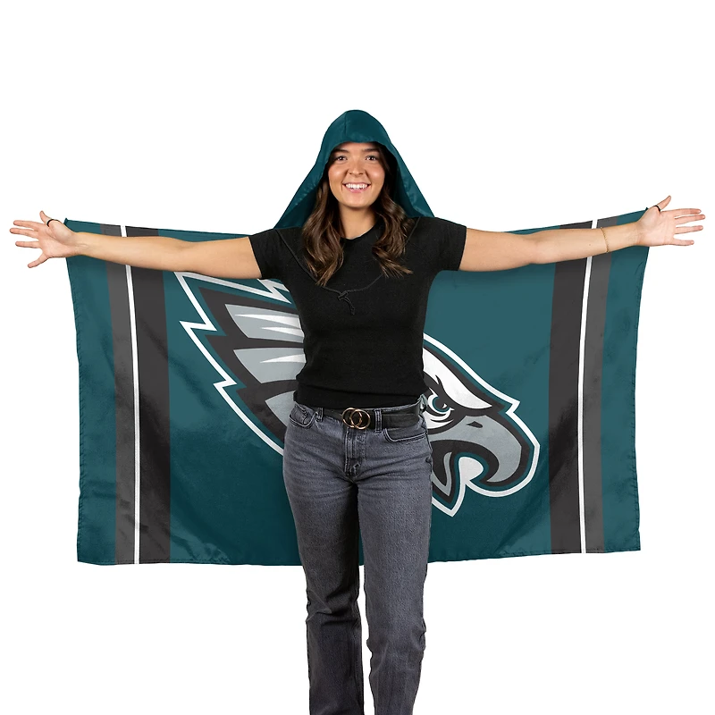 Drapeau à capuche WinCraft Philadelphia Eagles 3' x 5'