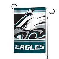WinCraft Philadelphia Eagles Drapeau de jardin double face avec slogan de l'équipe 12 po x 18 po
