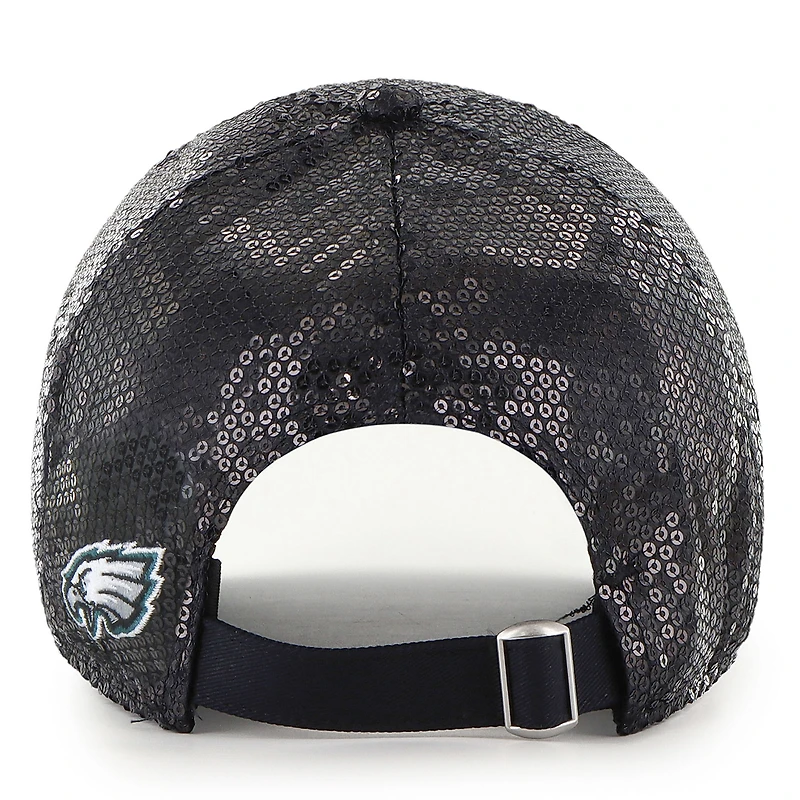 Casquette ajustable Dazzle Clean Up noire '47 des Eagles de Philadelphie pour femme