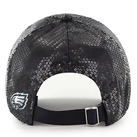 Casquette ajustable Dazzle Clean Up noire '47 des Eagles de Philadelphie pour femme
