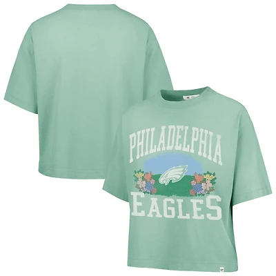 T-shirt court Florentina Montauk '47 Mint pour femme des Philadelphia Eagles