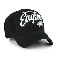 Casquette ajustable Ariana Clean Up noire '47 pour femme des Eagles de Philadelphie