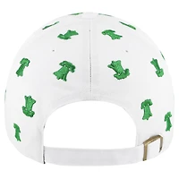 Women's '47 White Philadelphia Eagles Confetti Clean Up Adjustable Hat