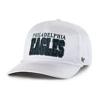 Women's '47  White Philadelphia Eagles Outspoken Hitch Adjustable Hat