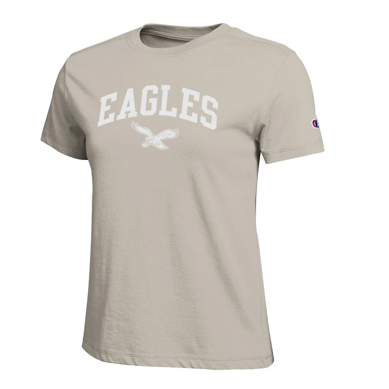 Women's Champion Light Brown Philadelphia Eagles Cocoa Butter T-Shirt