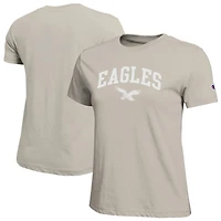 T-shirt Champion pour femmes, marron clair, Philadelphia Eagles, beurre de cacao