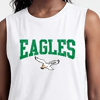 Débardeur blanc Champion Philadelphia Eagles pour femme