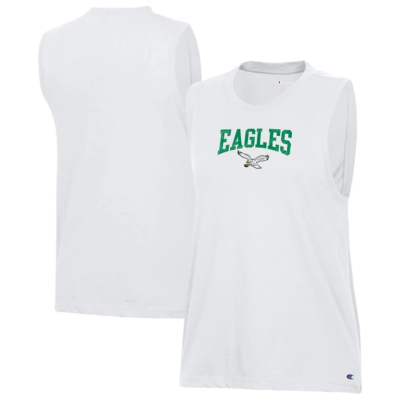 Débardeur blanc Champion Philadelphia Eagles pour femme