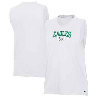 Débardeur blanc Champion Philadelphia Eagles pour femme