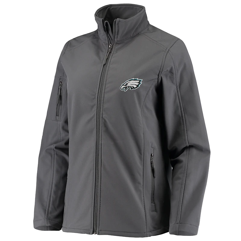 Veste Sonoma Softshell à glissière pleine longueur des Eagles de Philadelphie pour femme
