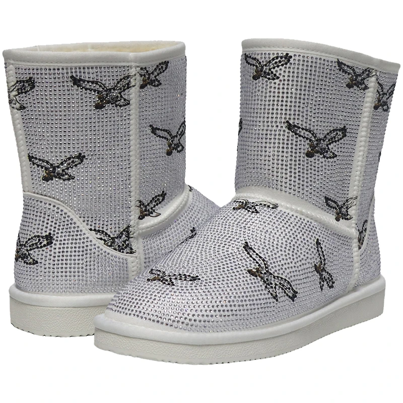 Women's Cuce  Philadelphia Eagles Logo Pull on Ankle Boots