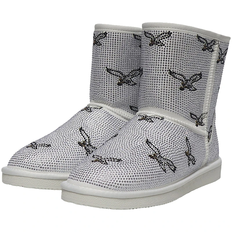 Women's Cuce  Philadelphia Eagles Logo Pull on Ankle Boots