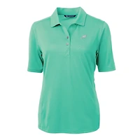 Women's Cutter & Buck Mint Philadelphia Eagles Virtue Eco Pique Recycled Polo