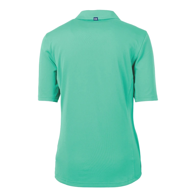 Women's Cutter & Buck Mint Philadelphia Eagles Virtue Eco Pique Recycled Polo