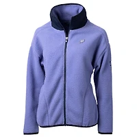 Women's Cutter & Buck Purple Philadelphia Eagles Cascade Eco Fleece Full-Zip Jacket