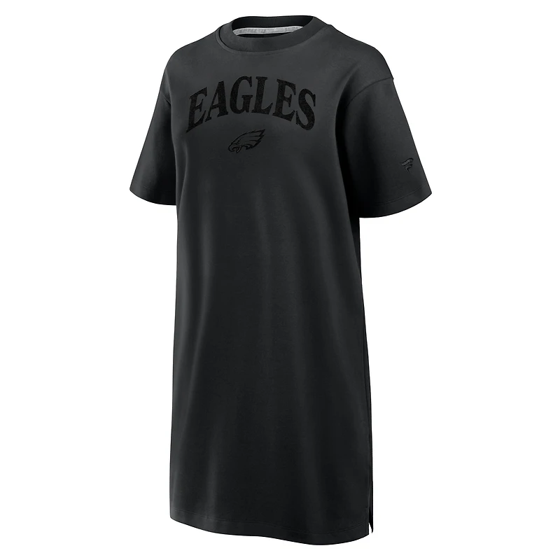 Women's Fanatics Black Philadelphia Eagles Elements Go Tri-Blend Dress