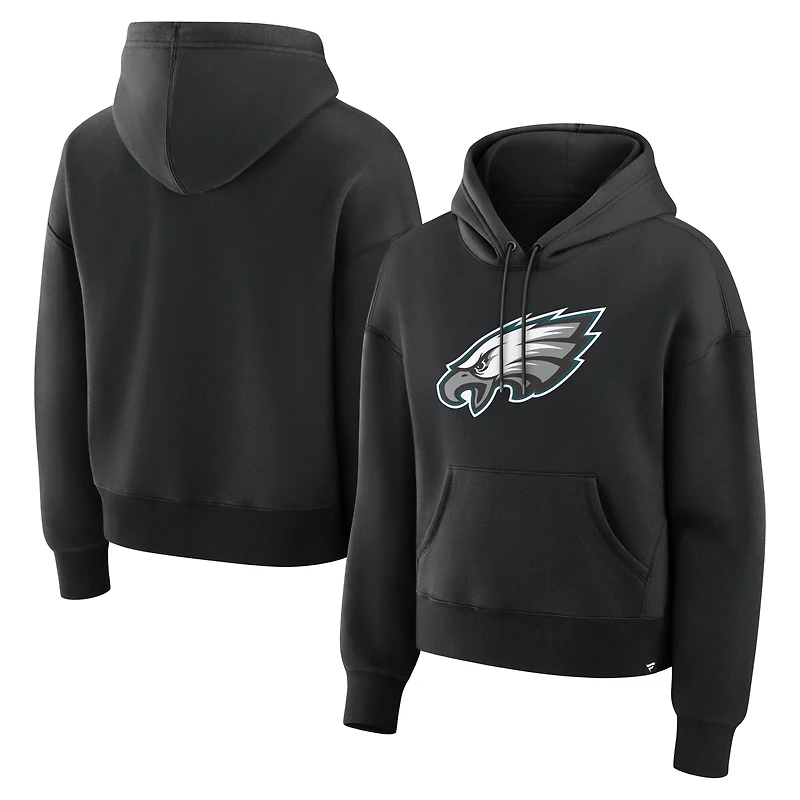 Women's Fanatics Black Philadelphia Eagles Essential Legacy Hoodie