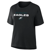 Women's Fanatics Black Philadelphia Eagles Fade Legacy T-Shirt