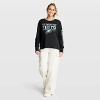 T-shirt à manches longues Fanatics noir pour femme