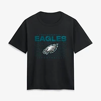 T-shirt Fanatics noir pour femmes Philadelphia Eagles Legacy
