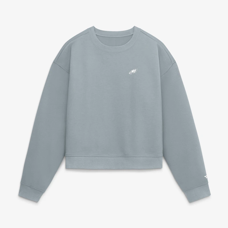 Sweat-shirt oversize à pochette bleu Philadelphia Eagles pour femme de Fanatics