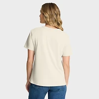 T-shirt crème Fanatics pour femme Philadelphia Eagles Dove Legacy