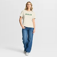 T-shirt crème Fanatics pour femme Philadelphia Eagles Dove Legacy