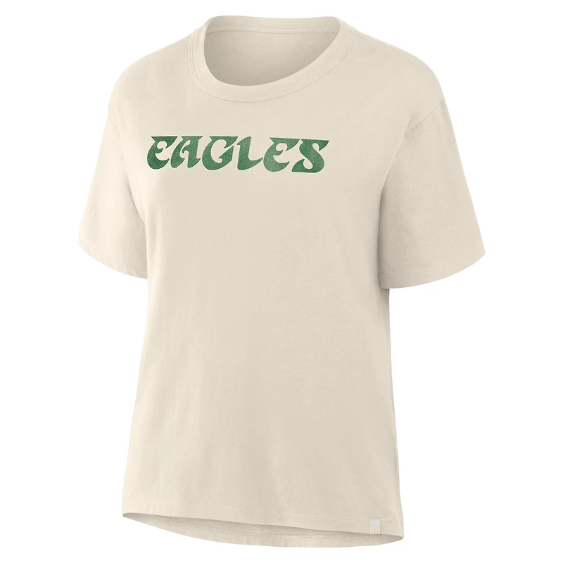 Women's Fanatics Cream Philadelphia Eagles Dove Legacy T-Shirt